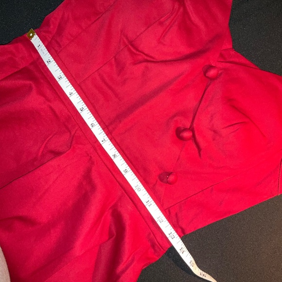 Lindy Bop Vintage Burgundy Midi Dress - Picture 12 of 16